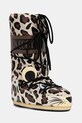 Moon Boot śniegowce dziecięce MB ICON ANIMAL syntetyczny beżowy 80D3400300