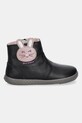 Garvalin buty zimowe skórzane dziecięce 251301.19.23 czarny AW25