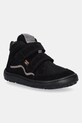 Παιδικά παπούτσια Froddo BAREFOOT TEX AUTUMN δέρμα σαμουά μαύρο G3110266.23.24