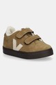 Veja sneakersy zamszowe dziecięce Small Esplar Winter Planet friendly brązowy SF0320983C.22.27