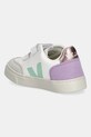Chłopiec Veja sneakersy skórzane dziecięce Small V-12 XV0503793C.22.27 biały