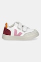 Παιδικά δερμάτινα αθλητικά παπούτσια Veja Small V-12 XV0520979C.22.27 λευκό AW25