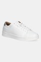 Calvin Klein sneakersy skórzane PURE LOW LACEUP CUPSOLE HF LTH niska biały HM0HM01859