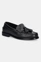 Tommy Hilfiger mocasini de piele TH TASSEL LTH LOAFER piele negru FM0FM05494