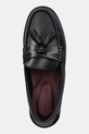 Tommy Hilfiger mocasini de piele TH TASSEL LTH LOAFER negru FM0FM05494
