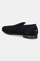 Boty Semišové mokasíny Tommy Hilfiger TH FLEXIBLE SUEDE LOAFER FM0FM05496 námořnická modř