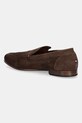 Obuwie Tommy Hilfiger mokasyny zamszowe TH FLEXIBLE SUEDE LOAFER FM0FM05496 brązowy