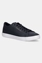 Tenisky Tommy Hilfiger TH HI VULC CORE LOW LTH II ESS nízky tmavomodrá FM0FM05511