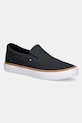 Кеди Tommy Hilfiger TH HI VULC CORE LOW II SLIPON slip on темно-синій FM0FM05514