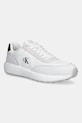Кроссовки Calvin Klein Jeans ATHLEISURE RUNNER LACEUP NY-SU замш белый YM0YM01370