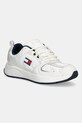 Αθλητικά Tommy Jeans TJM RUNNER MIX MATERIAL απομίμηση λείου δέρματος λευκό EM0EM01581