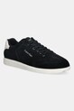 Замшеві кросівки Calvin Klein LOW CUPSOLE LACEUP SU інші чорний HM0HM01946