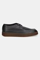 Δερμάτινα κλειστά παπούτσια Calvin Klein HYBRID CUP WALLABEE LTH HM0HM02062 καφέ AW25