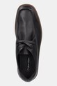 Δερμάτινα κλειστά παπούτσια Calvin Klein HYBRID CUP WALLABEE LTH καφέ HM0HM02062
