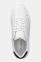 Kožne tenisice Calvin Klein CHUNKY CUPSOLE LACEUP LTH bijela YM0YM01344