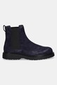 Calvin Klein sztyblety skórzane COMBAT ESS CHELSEA BOOT SU YM0YM01372 granatowy AW25