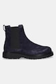 Calvin Klein sztyblety skórzane COMBAT ESS CHELSEA BOOT SU YM0YM01372 granatowy AW25