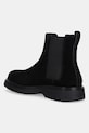 Încălțăminte Calvin Klein ghete chelsea de piele COMBAT ESS CHELSEA BOOT SU YM0YM01372 negru