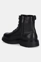 Взуття Шкіряні черевики Calvin Klein COMBAT ESS LACE UP ZIP BOOT LTH YM0YM01373 чорний