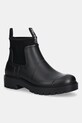 Boty s gumou Calvin Klein COMBAT RAIN BOOT casual černá YM0YM01376