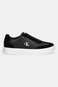 Calvin Klein sneakersy skórzane CLASSIC CUPSOLE LACEUP WT MIX YM0YM01429 czarny AW25