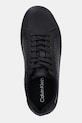 Kožené tenisky Calvin Klein CLASSIC CUPSOLE LACEUP AOP černá YM0YM01431