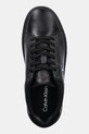 Δερμάτινα αθλητικά παπούτσια Calvin Klein CLASSIC CUPSOLE LACEUP LTH μαύρο YM0YM01435