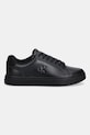 Δερμάτινα αθλητικά παπούτσια Calvin Klein CLASSIC CUPSOLE LACEUP LTH YM0YM01435 μαύρο NC25