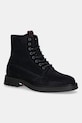 Semišové členkové topánky Tommy Hilfiger COMFORT LWT SDE BOOT nezateplené tmavomodrá FM0FM05594