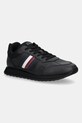 Αθλητικά Tommy Hilfiger NEW RUNNER EVA LTH STRIPES υφασμάτινο μαύρο FM0FM05637
