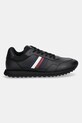 Αθλητικά Tommy Hilfiger NEW RUNNER EVA LTH STRIPES FM0FM05637 μαύρο AW25