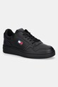 Δερμάτινα αθλητικά παπούτσια Tommy Jeans TJM RETRO BASKET άλλο μαύρο EM0EM01612