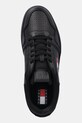 Δερμάτινα αθλητικά παπούτσια Tommy Jeans TJM RETRO BASKET μαύρο EM0EM01612