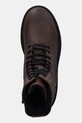 Шкіряні черевики Tommy Jeans TJM LACE UP TUMBLED HIGH коричневий EM0EM01631