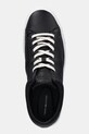 Kožené tenisky Tommy Hilfiger PREMIUM DRESS CUPSOLE LTH černá FM0FM05572