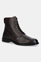 Tommy Hilfiger trzewiki skórzane CORPORATE HILFIGER LTH ZIP BOOT skóra licowa brązowy FM0FM05577