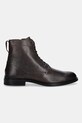 Tommy Hilfiger trzewiki skórzane CORPORATE HILFIGER LTH ZIP BOOT FM0FM05577 brązowy AW25