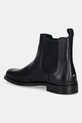 Încălțăminte Tommy Hilfiger ghete chelsea de piele CORPORATE HILFIGER LTH CHESLEA FM0FM05578 negru