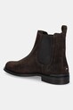 Obuwie Tommy Hilfiger sztyblety zamszowe CORPORATE HILFIGER SDE CHELSEA FM0FM05580 brązowy