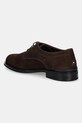Boty Semišové polobotky Tommy Hilfiger CORPORATE HILFIGER SDE DERBY FM0FM05582 hnědá