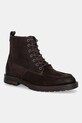 Tommy Hilfiger buty zamszowe CLEATED HILFIGER W SDE MOC BOOT skóra zamszowa brązowy FM0FM05599