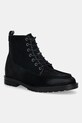Замшевые кроссовки Tommy Hilfiger CLEATED HILFIGER W SDE MOC BOOT с утеплением чёрный FM0FM05599