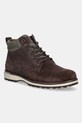 Δερμάτινα παπούτσια Tommy Hilfiger CORPORATE W SUEDE LACE BOOT δέρμα σαμουά καφέ FM0FM05605