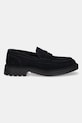 Замшевые мокасины Tommy Hilfiger HILFIGER COMFORT LWT SDE LOAFER FM0FM05727 тёмно-синий AW25