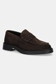 Semišové mokasíny Tommy Hilfiger HILFIGER COMFORT LWT SDE LOAFER casual hnědá FM0FM05727