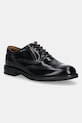 Tommy Hilfiger półbuty skórzane HILFIGER VOGUE LTH A BROGUE SHOE eleganckie czarny FM0FM05766