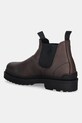 Obuwie Tommy Jeans sztyblety skórzane TJM CHELSEA LEATHER WL EM0EM01670 brązowy