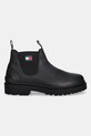 Tommy Jeans sztyblety skórzane TJM CHELSEA LEATHER WL EM0EM01670 czarny NC25