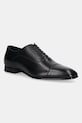 Kožené poltopánky BECKHAM x BOSS elegantné čierna 50546774.001