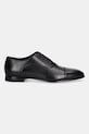 Kožené poltopánky BECKHAM x BOSS 50546774.001 čierna AW25